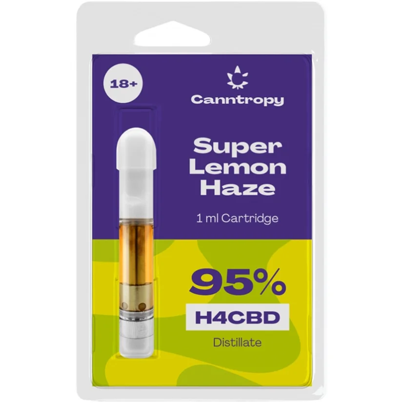 Canntropy H4CBD Cartridge Super Lemon Haze, 95 % H4CBD, 1 ml
