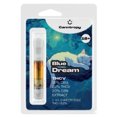 Cartucho Canntropy THCV Blue Dream - 20 % THCV, 60 % CBG, 20 % CBN, 1 ml
