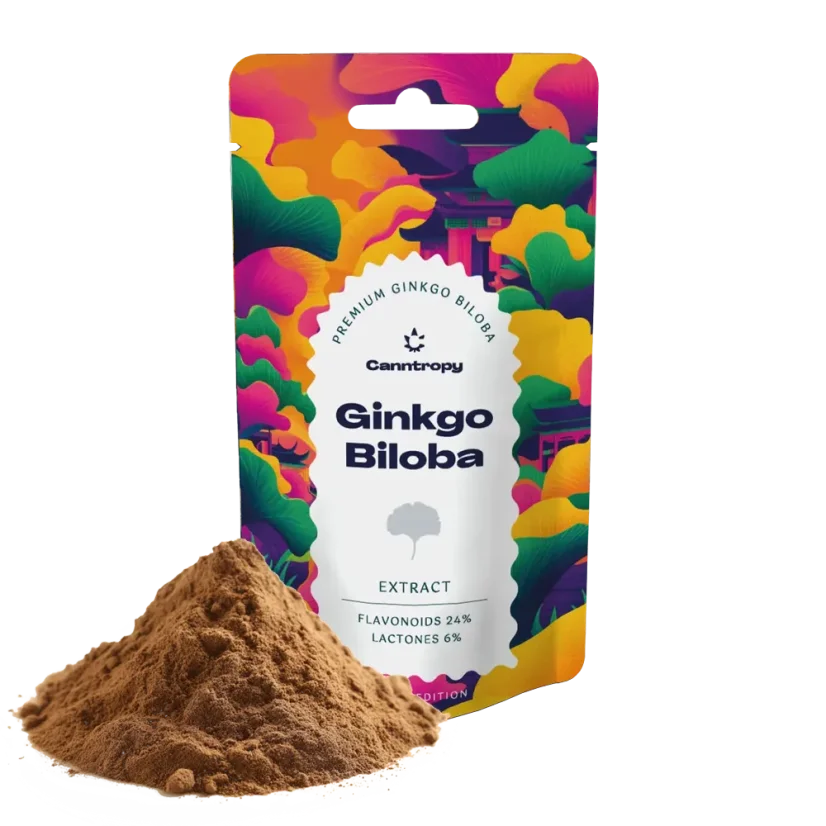 Canntropy Ginkgo Biloba Extract, 24 % flavonoids, 6 % lactones, 5 g - 100 g