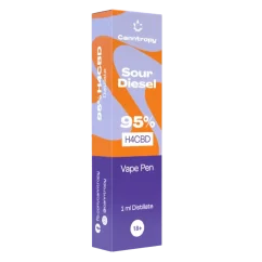 Canntropy H4CBD Vape Pen Sour Diesel 95 %, 1 ml