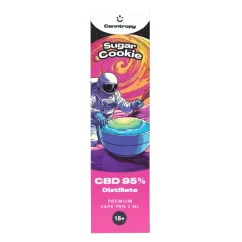 Canntropy CBD Disposable Vape Pen Sugar Cookie, CBD 95 %, 1 ml