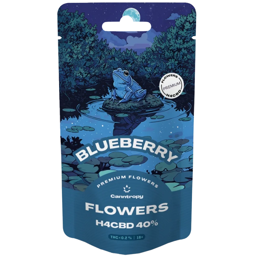 Canntropy H4CBD Flower Blueberry 40%, 1 g - 100 g