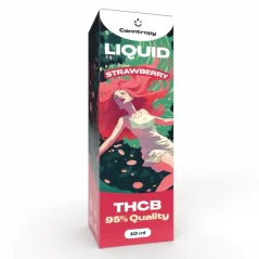 Canntropy THCB Liquid Strawberry, THCB 95% quality, 10ml