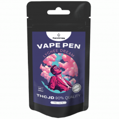 Canntropy THCJD Vape Pen Lychee Dream, THCJD 90% kvalitāte, 1 ml