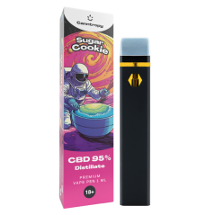 Canntropy CBD ühekordselt kasutatav Vape Pen Sugar Cookie, CBD 95%, 1 ml
