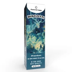 Canntropy Biscotti pré-enrolados 8-OH-HHC, 8-OH-HHC 90% de qualidade, 1,5 g