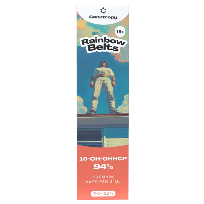 Canntropy 10-OH-HHCP Vape Pen Rainbow Belts, 10-OH-HHCP 94% Quality, 2 ml