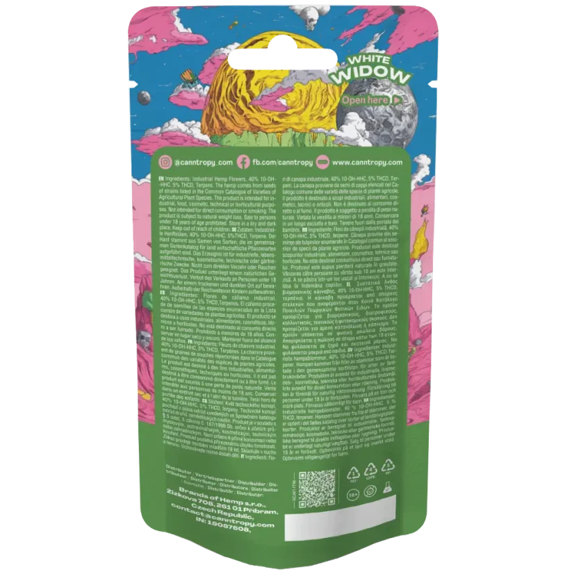 Canntropy 10-OHCD Flor Viúva Branca, 50 % 10-OHCD, 1 - 5 g