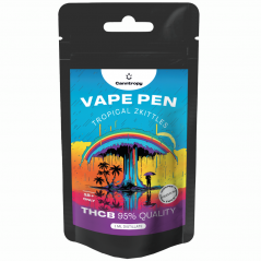 Canntropy THCB Vape Pen Tropical Zkittles, THCB 95% calidad, 1 ml