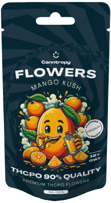 Canntropy THCPO Blomst Mango Kush, THCPO Kvalitet 90 %, 1 g - 100 g