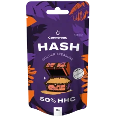 Canntropy HHC Hash Golden Treasure, 50 % HHC, 1 g - 100 g