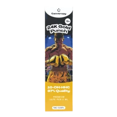 Canntropy 10-OH-HHC Vape Pen 24K Gold Punch, 10-OH-HHC 97% Ποιότητα, 2 ml