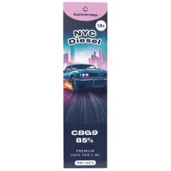Canntropy CBG9 Disposable Vape Pen NYC Diesel, CBG9 85% quality, 1 ml