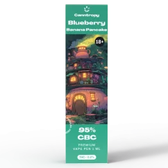 Canntropy CBC Vape Pen Pancake Blueberry Banana Pancake, 95 % CBC, 1ml