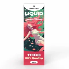 Canntropy THCB skystos braškės, THCB 95% kokybė, 10ml