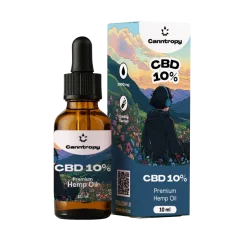 Canntropy CBD Hemp Oil, 10%, 1000mg, 10ml