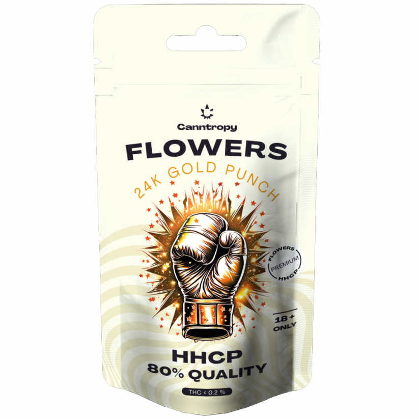 Canntropy HHCP λουλούδι 24K Gold Punch 80% ποιότητα, 1 g - 100 g