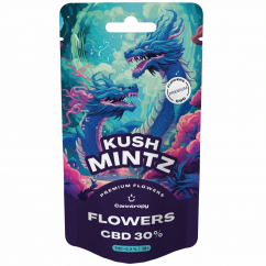 Canntropy CBD Blumen Kush Mintz, CBD 30 %, 1 g - 100 g