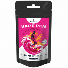 Canntropy THCJD Vape Pen Black Cherry Fizz, jakość THCJD 90%, 1 ml