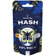 Canntropy THCP Hash  Night Mission, 10% THCP, 1 g - 100 g