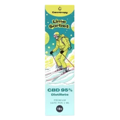 Canntropy CBD Disposable Vape Pen Lime Sorbet, CBD 95 %, 1 ml