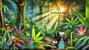 Ζούγκλα κάνναβης με 8-OH-HHC Προϊόντα Canntropy - λάδι, στυλό ατμού και λουλούδια