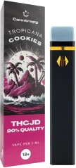 Canntropy THCJD Disponibel Vape Pen Tropicana Cookies, THCJD-kvalitet 90 %, 1 ml