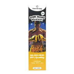 Canntropy 10-OH-HHC Vape Pen 24K Gold Punch, 10-OH-HHC 97% kvalitāte, 2 ml