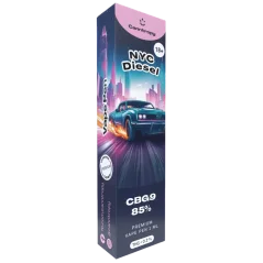 Canntropy Caneta Vape Descartável CBG9 NYC Diesel, CBG9 85% qualidade, 1 ml