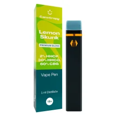 Canntropy HHC-P-O Blend Vape Pen Lemon Skunk, HHC-P 2%, HHC-O 30%, CBG 60%, 1 ml
