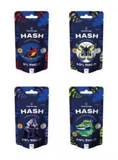 Canntropy THCP Hash bundle 5 to 20%, All in One Set - 4 x 1 g to 100 g