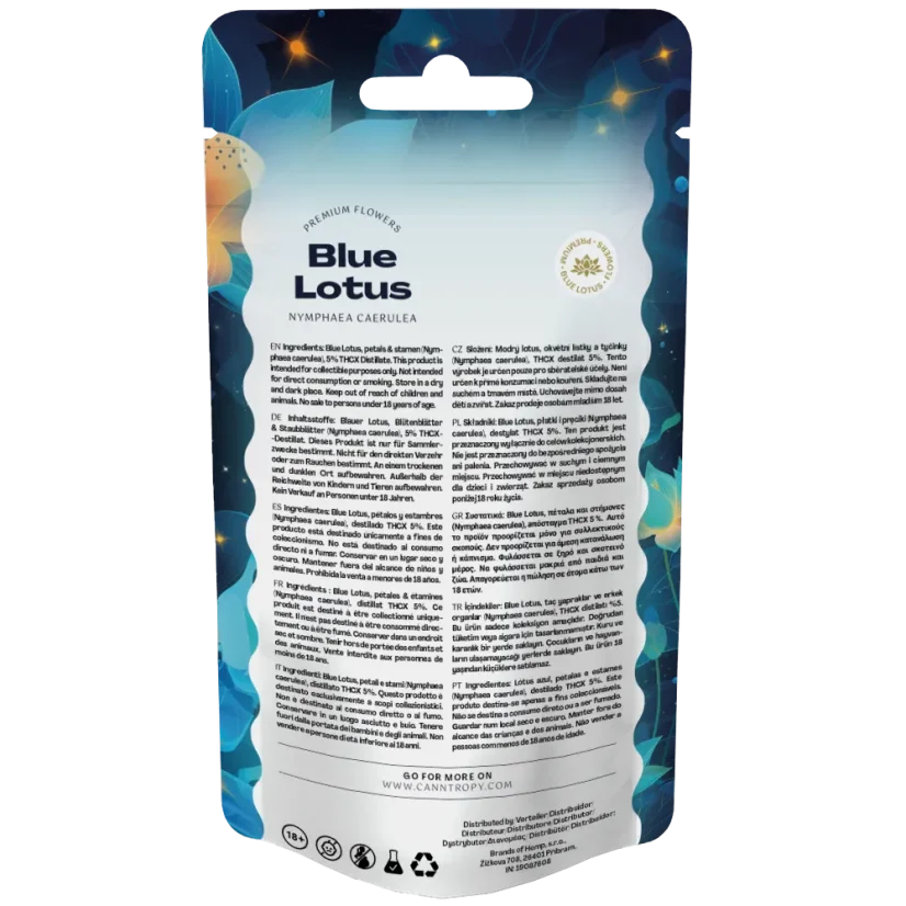 Canntropy THCX Blå Lotusblomma, 5 % THCX, 3 g - 100 g