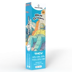 Canntropy THCV Vape Pen Blue Dream, 20 % THCV, 60 % CBG, 20 % CBN, 1 ml