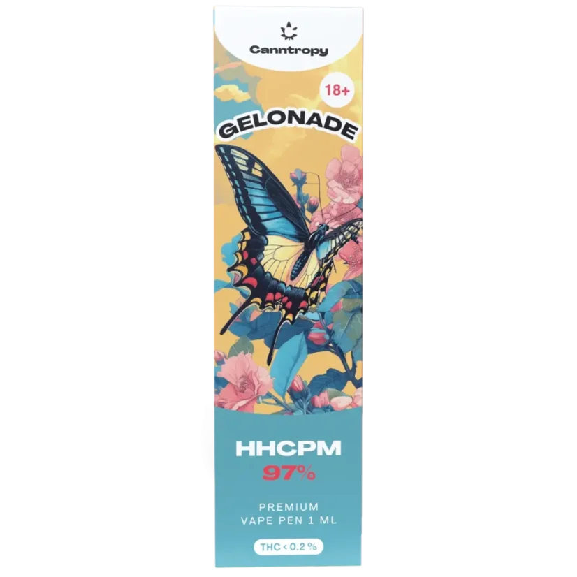 Canntropy HHCPM Vape Pen Gelonade, HHCPM 97% kvalitet, 1 ml