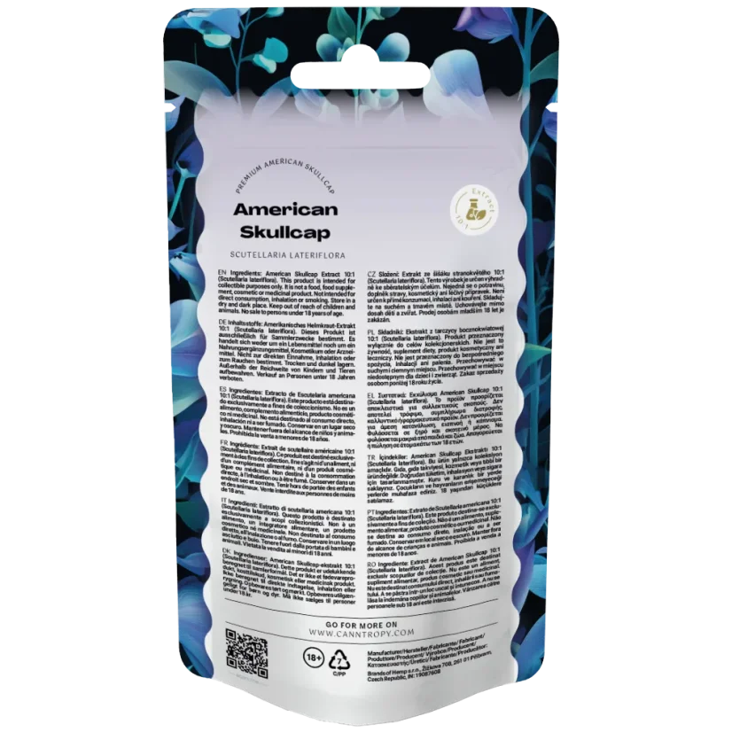 Canntropy American Skullcap (Scutellaria lateriflora), Extract 10:1, 10 - 100 g