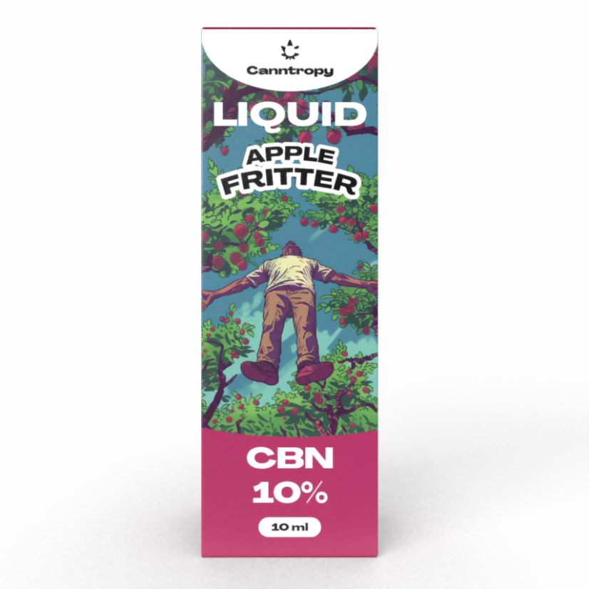 Canntropy CBN Líquido Buñuelo de Manzana, CBN 10 %, 10 ml