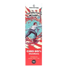 Canntropy CBD Disposable Vape Pen Candy Cane Kush, CBD 95 %, 1 ml