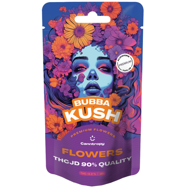 Canntropy THCJD Flower Bubba Kush, THCJD 90% kakovost, 1 g - 100 g