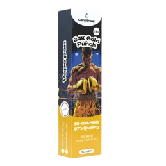 Canntropy 10-OH-HHC Vape Pen 24K Gold Punch, 10-OH-HHC 97% kvalitāte, 2 ml
