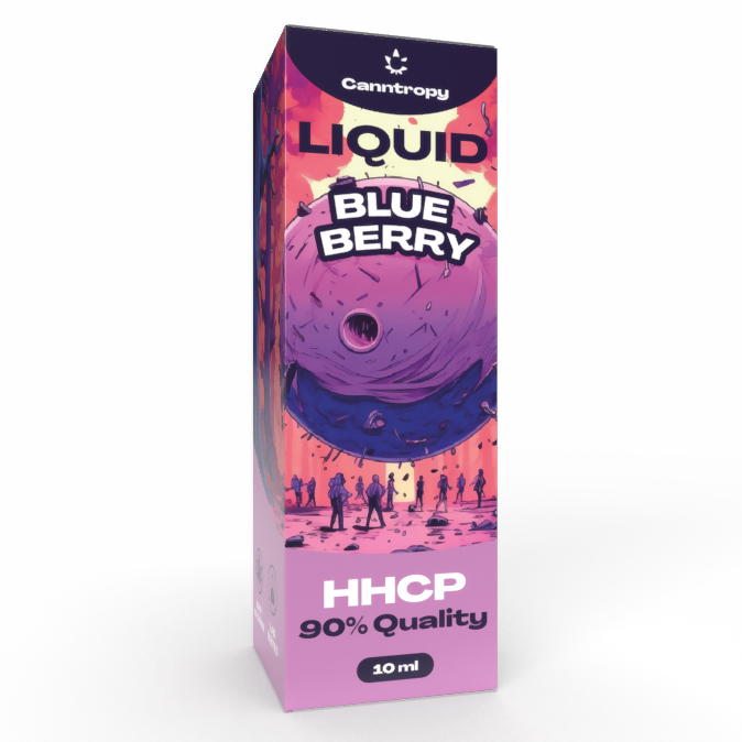 Canntropy HHCP Liquid Blueberry, HHCP 90% kokybės, 10ml