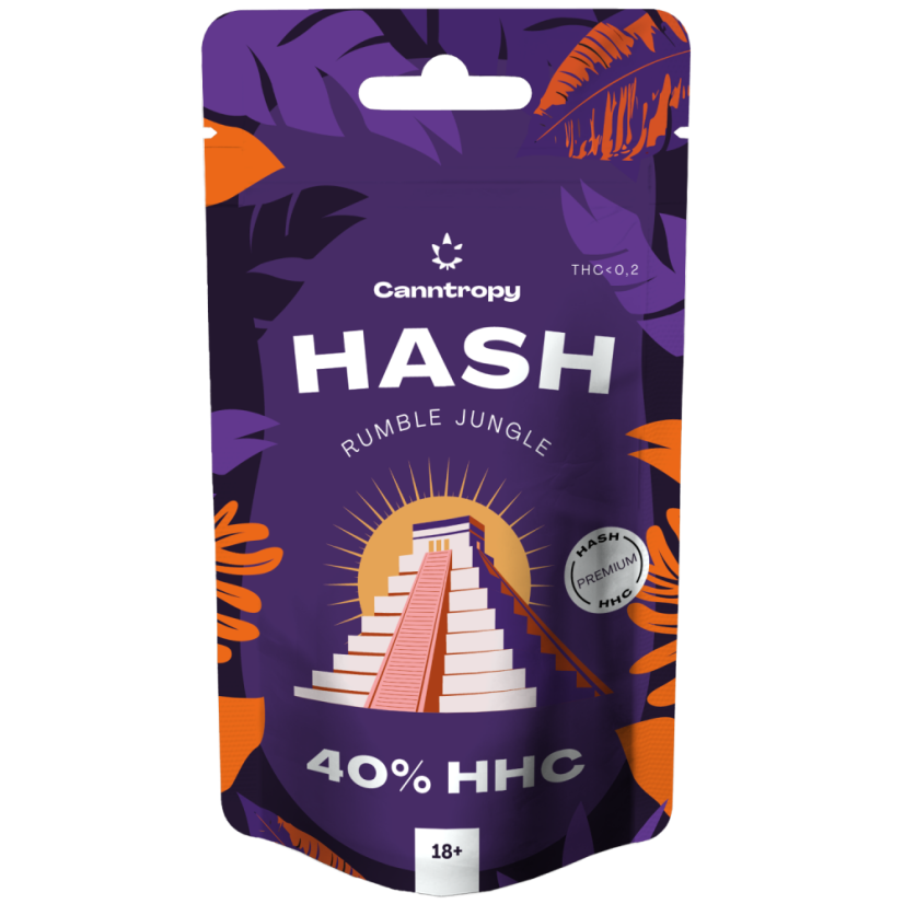 "Canntropy HHC Hash Rumble Jungle", 40% HHC, 1 g - 100 g