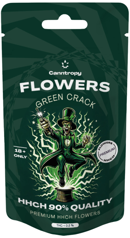 Canntropy HHCH Flower Green Crack, qualità HHCH 90 %, 1 g - 100 g