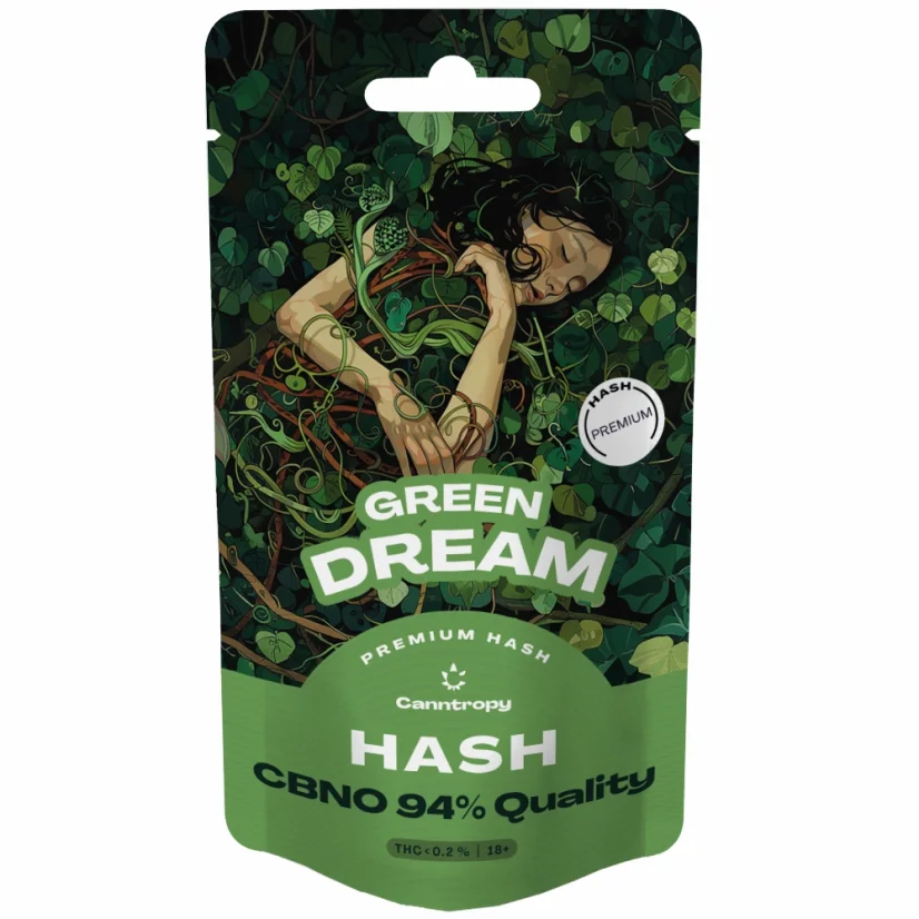 Canntropy CBNO Hash Green Dream, CBNO 94% ποιότητα, 1 g - 100 g