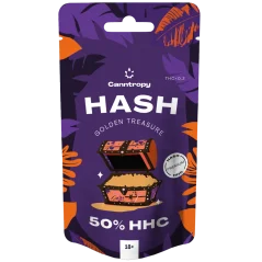 Canntropy HHC Hash Golden Treasure, 50 % HHC, 1 g - 100 g