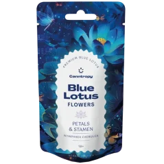 Canntropy Blaue Lotusblume (Nymphaea Caerulea) Blütenblätter & Staubgefäße, 10 g - 100 g