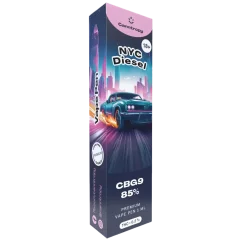 Canntropy CBG9 Disposable Vape Pen NYC Diesel, CBG9 85% quality, 1 ml