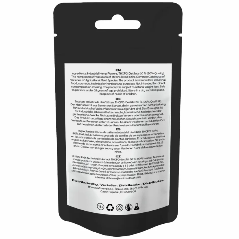 Canntropy THCPO Flower Sour Tangie, THCPO 90% ποιότητας, 1g - 100g