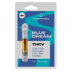 Canntropy THCV Cartridge Blue Dream - 20 % THCV, 60 % CBG, 20 % CBN, 1 ml