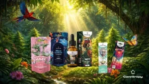 Produtos HCT da Canntropy na selva da cannabis