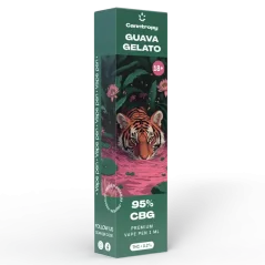 Canntropy CBG Vape Pen Guava Gelato, 95 % CBG, 1 ml